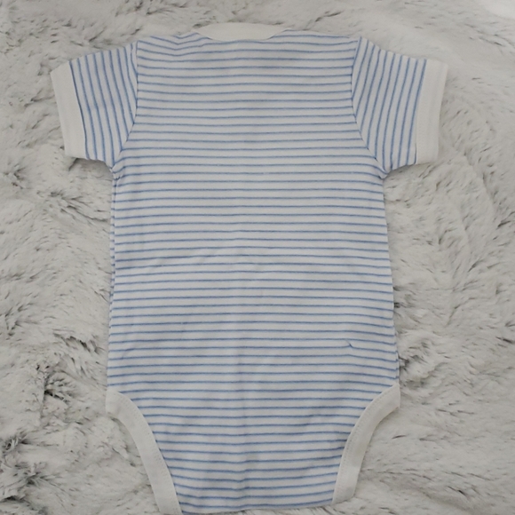 Rene Rofe Striped Bodysuit - Picture 3 of 4